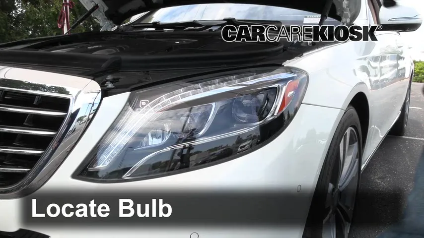 2014 Mercedes-Benz S550 4.6L V8 Turbo Éclairage Feu clignotant avant (remplacer l'ampoule)